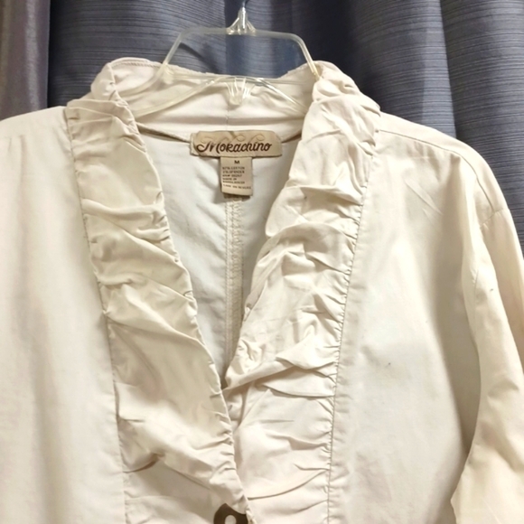 🙋Cotton jacket with beautiful collar design excellent condition - Picture 4 of 6